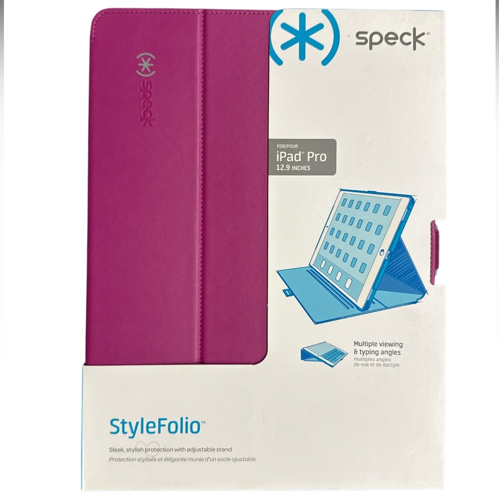 New In Box Speck StyleFolio Magenta Case for iPad Pro 12.9" for 1st and 2nd Gen